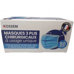 50 Masques adultes médicaux...