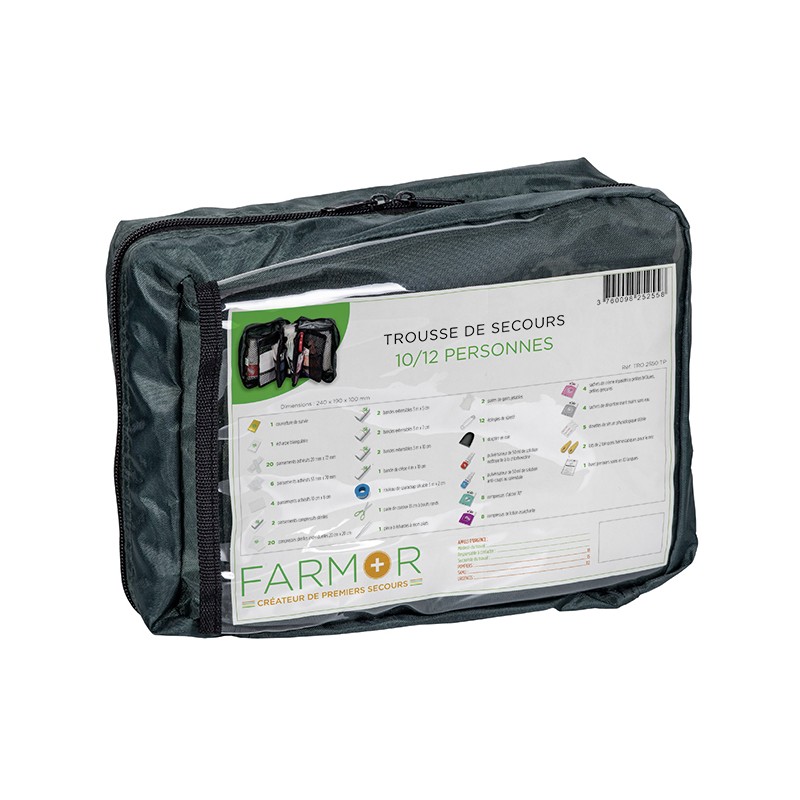 Trousse de secours multirisques 1/5 personnes - FARMOR