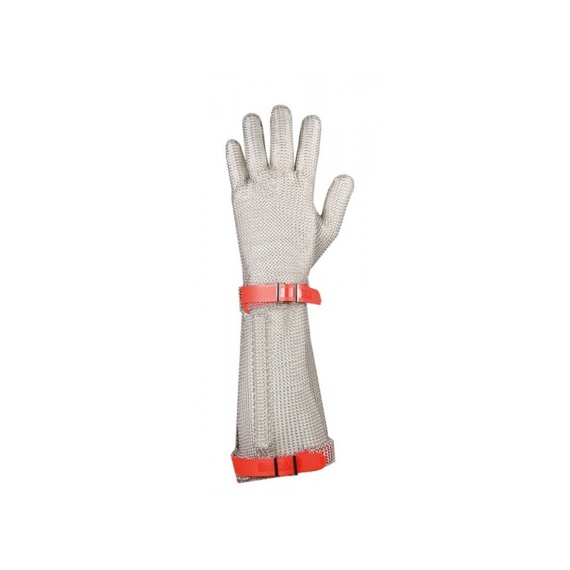 Gants ambidextre manchette longue cotte de maille inox agro