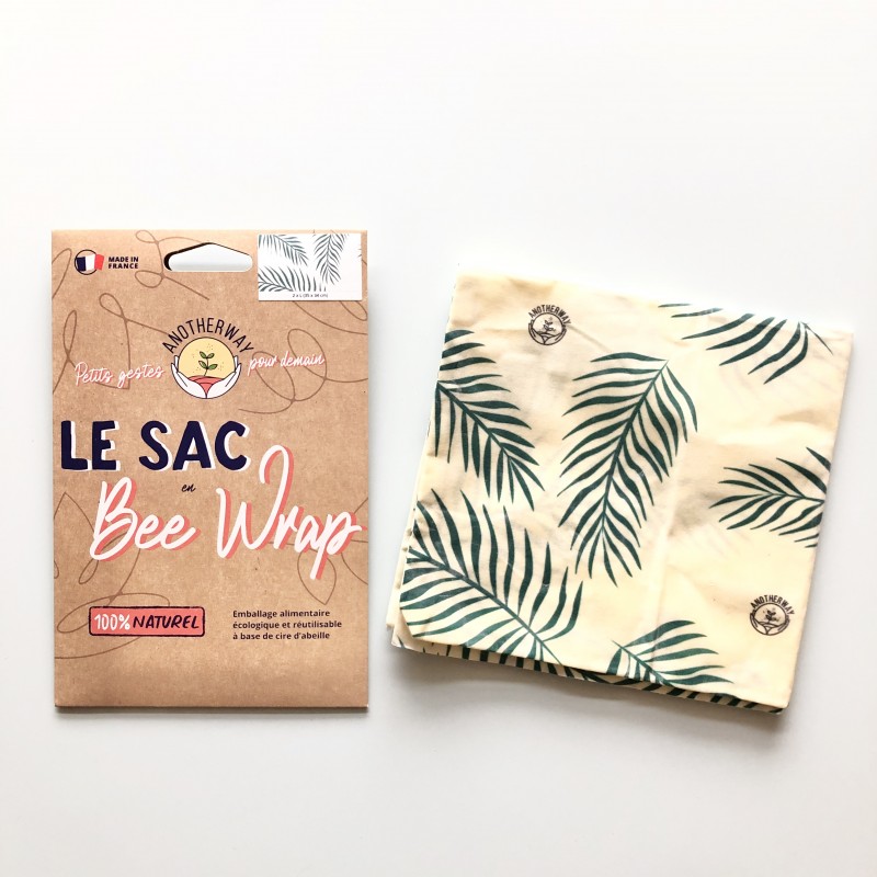 INNOVANT et ECOLOGIQUE : Sac L alimentaires réutilisables BeeWrap - motifs  Tropical