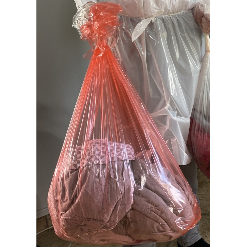 NOUVEAUTE : 250 sacs à lien soluble en PVOH pour le linge contaminé