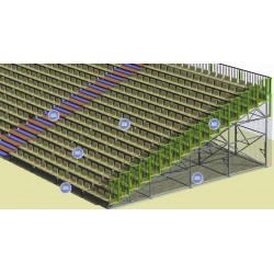 Tribunes démontables