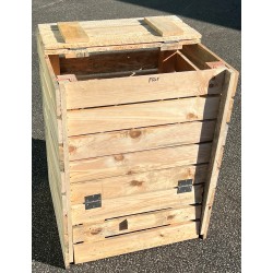 ECOLOGIQUE : Composteur de jardin bois 300 litres, fabriqué en