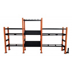 Rack de rangement pour matériel de pilates - Eurothemix