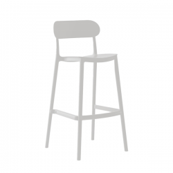 Tabouret haut avec dossier...
