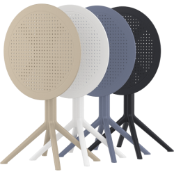 Table ronde pliante 600x740 mm