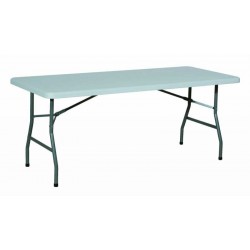 Table pliante PE blanc...