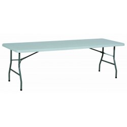 Table pliante PE blanc...