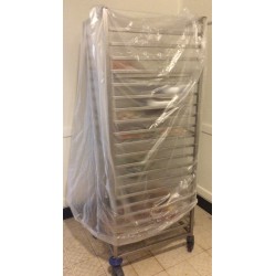 4 paquets x 25 housses PE,...