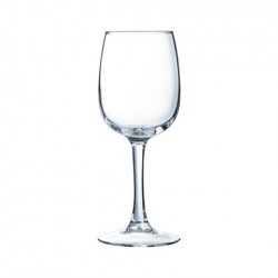 Lot de 12 verres à pied 190 ml en verre trempé empilables ARCOROC