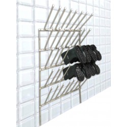 Rack mural en inox pour bottes