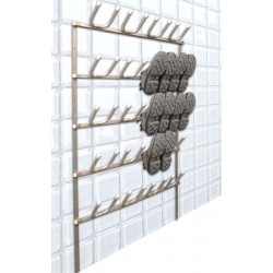 Rack mural en inox pour...