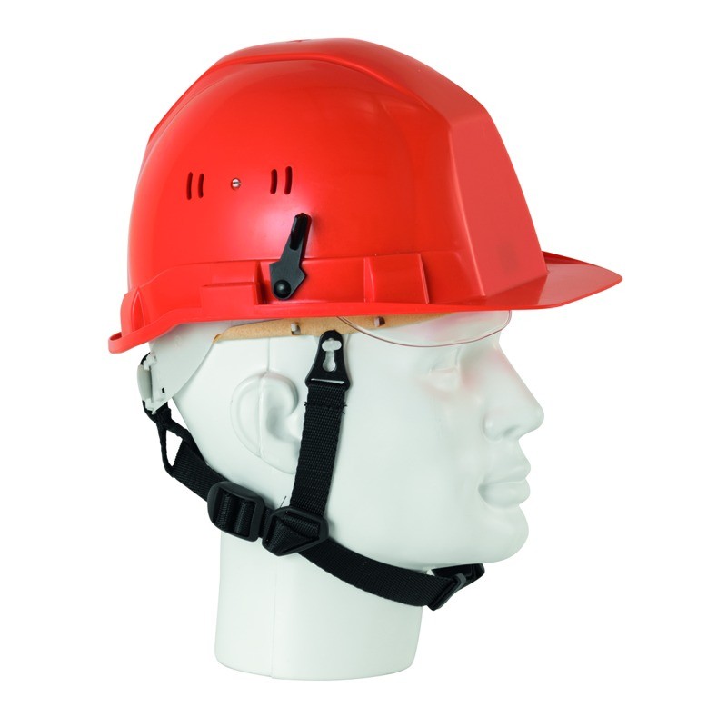 Casque de Chantier SLH-P4 Gris avec Jugulaire Réf. : SLHP4-GY